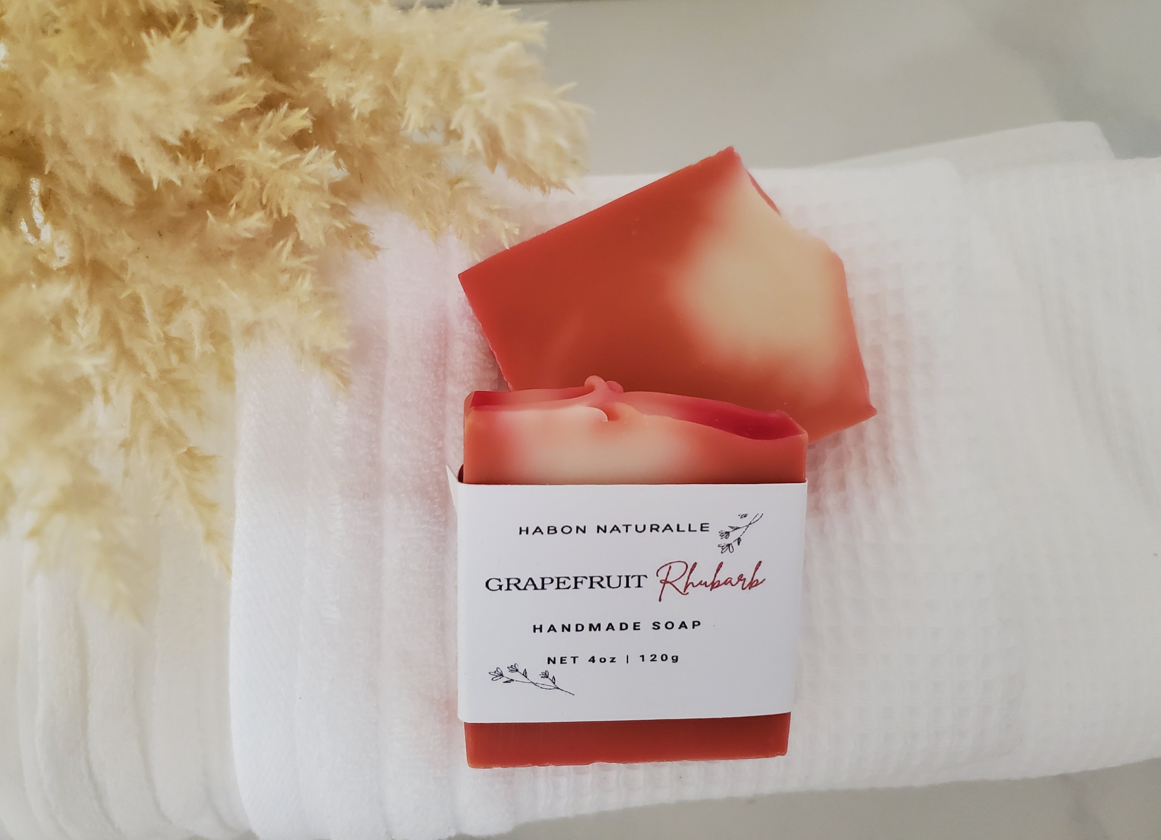 Grapefruit Rhubarb Soap